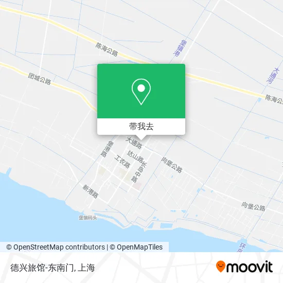 德兴旅馆-东南门地图