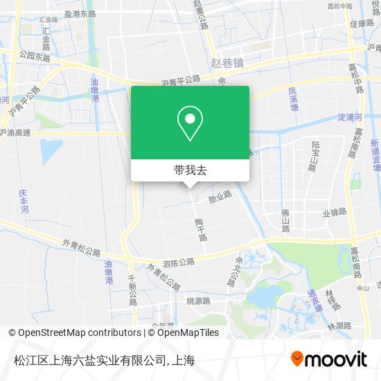 松江区上海六盐实业有限公司地图
