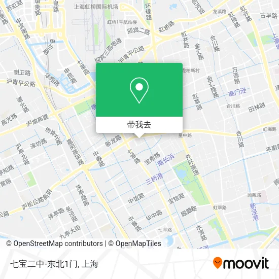 七宝二中-东北1门地图