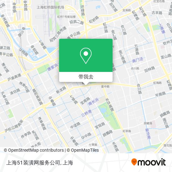 上海51装潢网服务公司地图