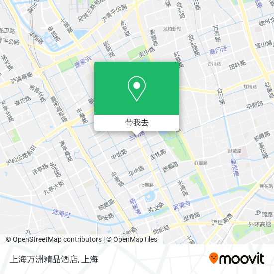 上海万洲精品酒店地图