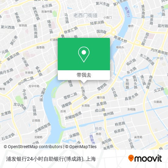 浦发银行24小时自助银行(博成路)地图