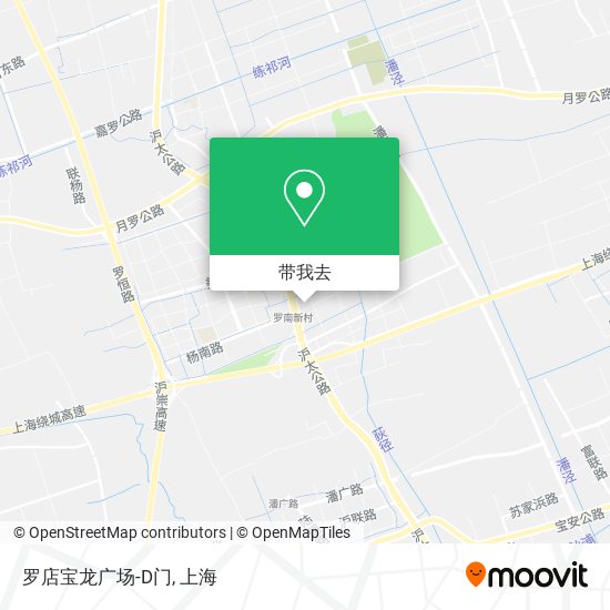 罗店宝龙广场-D门地图