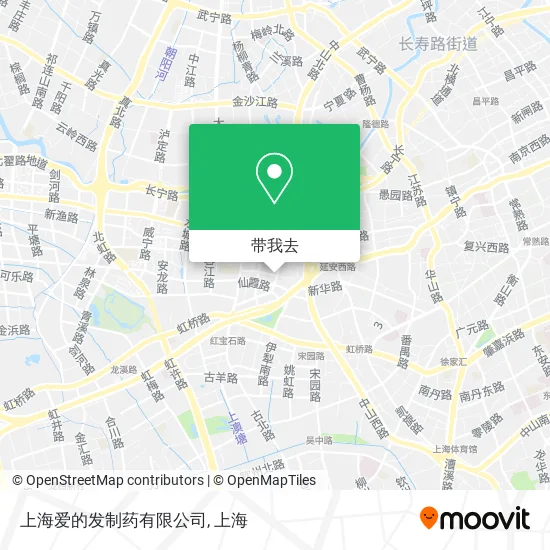 上海爱的发制药有限公司地图