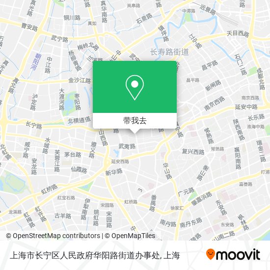 上海市长宁区人民政府华阳路街道办事处地图