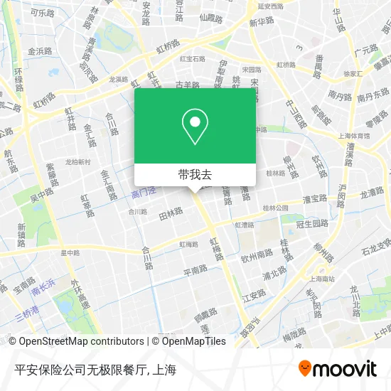 平安保险公司无极限餐厅地图