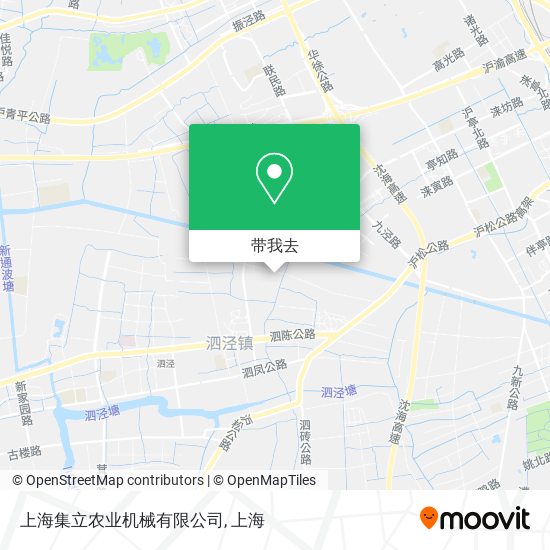 上海集立农业机械有限公司地图