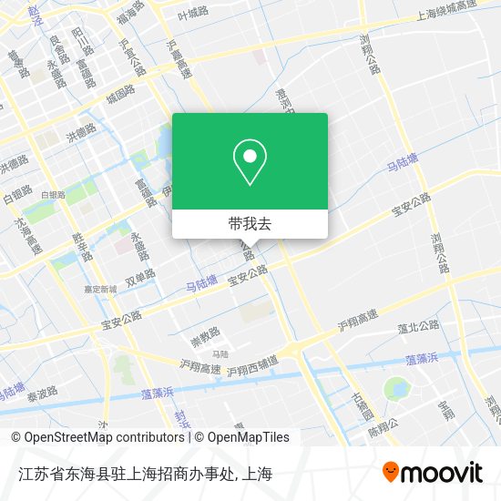 江苏省东海县驻上海招商办事处地图