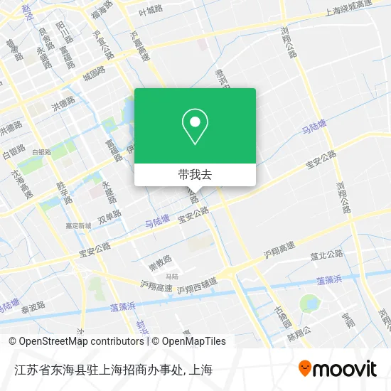 江苏省东海县驻上海招商办事处地图