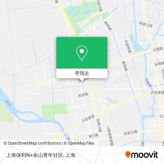 上海保利N+佘山青年社区地图