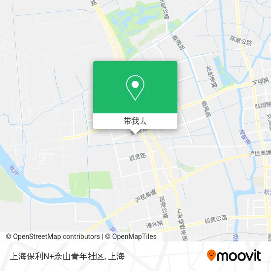上海保利N+佘山青年社区地图