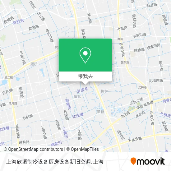 上海欣垣制冷设备厨房设备新旧空调地图