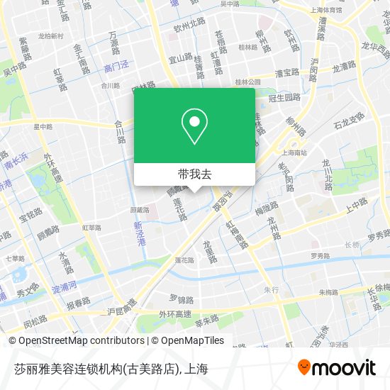 莎丽雅美容连锁机构(古美路店)地图