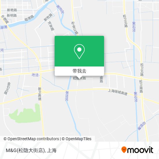 M&G(松隐大街店)地图