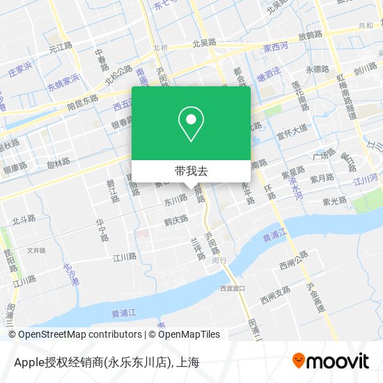 Apple授权经销商(永乐东川店)地图