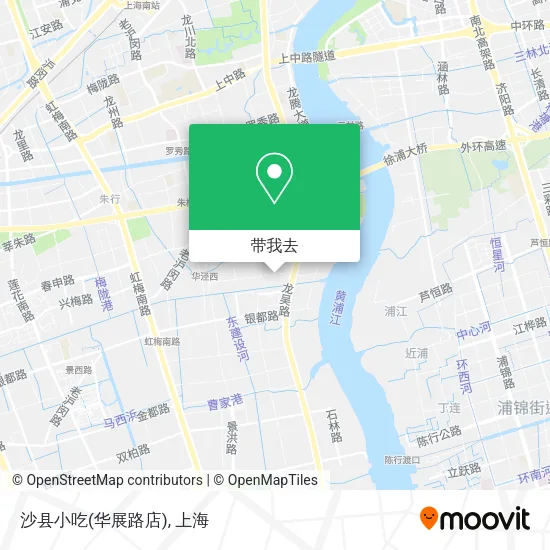 沙县小吃(华展路店)地图