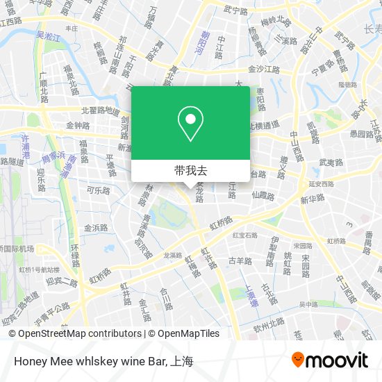 Honey Mee whlskey wine Bar地图