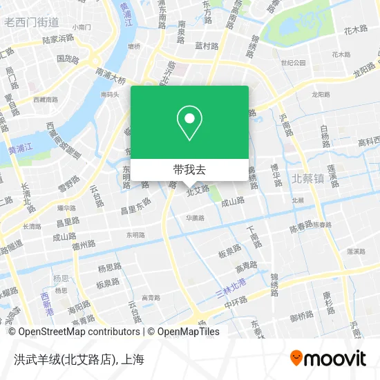 洪武羊绒(北艾路店)地图