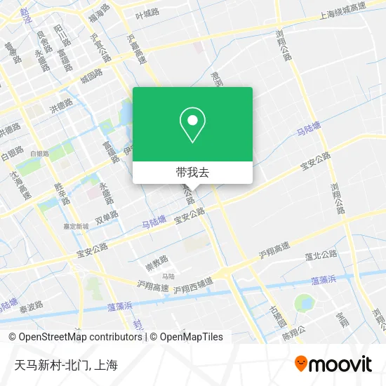 天马新村-北门地图