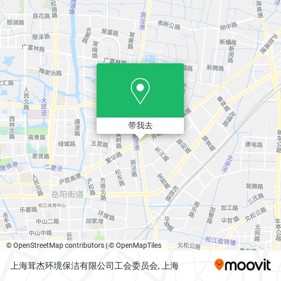 上海茸杰环境保洁有限公司工会委员会地图