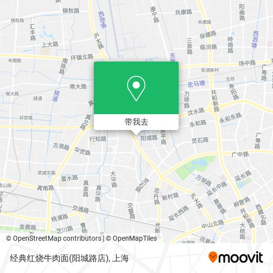 经典红烧牛肉面(阳城路店)地图
