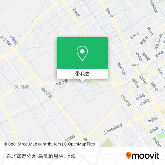 嘉北郊野公园-鸟类栖息林地图