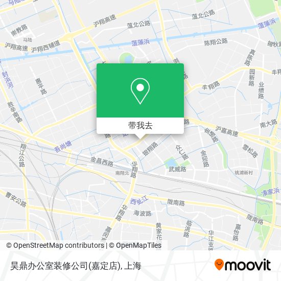 昊鼎办公室装修公司(嘉定店)地图