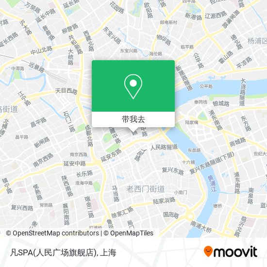 凡SPA(人民广场旗舰店)地图