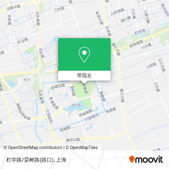 栏学路/栾树路(路口)地图