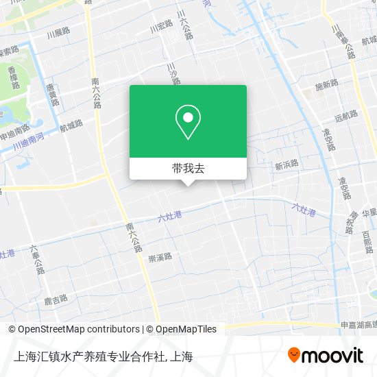 上海汇镇水产养殖专业合作社地图