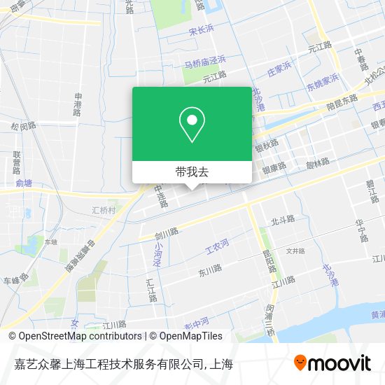 嘉艺众馨上海工程技术服务有限公司地图