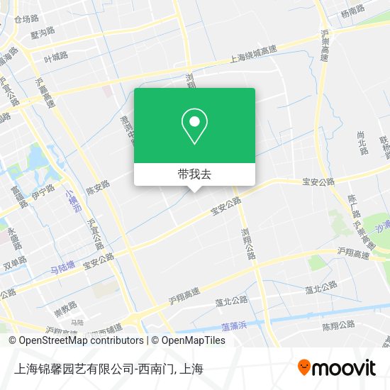 上海锦馨园艺有限公司-西南门地图