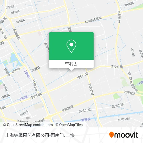 上海锦馨园艺有限公司-西南门地图
