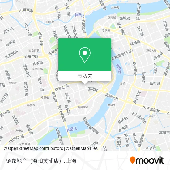 链家地产（海珀黄浦店）地图