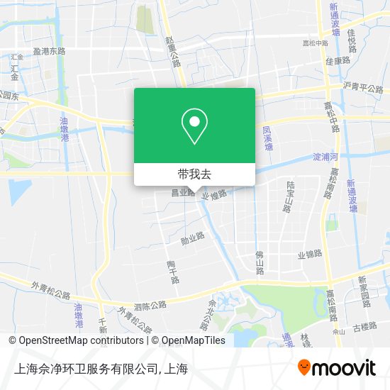 上海佘净环卫服务有限公司地图