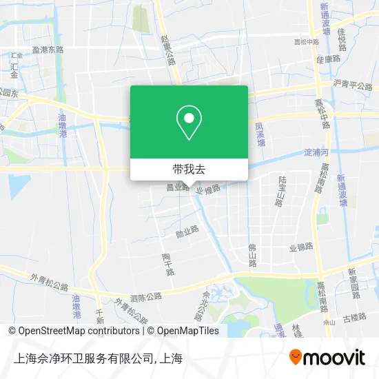 上海佘净环卫服务有限公司地图