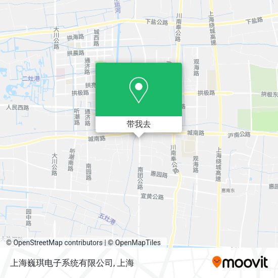 上海巍琪电子系统有限公司地图