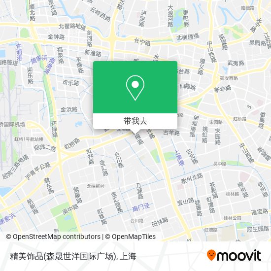 精美饰品(森晟世洋国际广场)地图