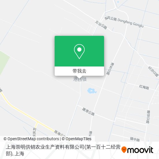 上海崇明供销农业生产资料有限公司(第一百十二经营部)地图