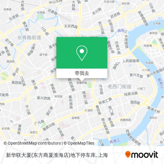新华联大厦(东方商厦淮海店)地下停车库地图