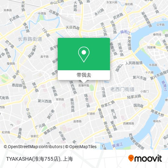 TYAKASHA(淮海755店)地图