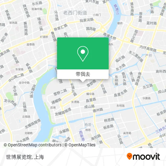 世博展览馆地图