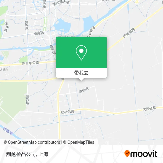 潮越检品公司地图