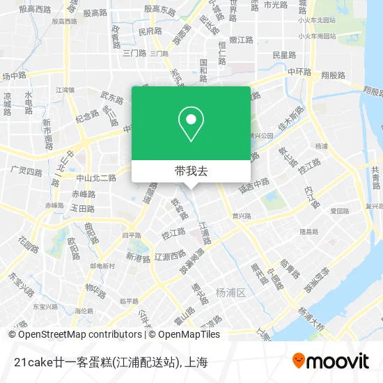 21cake廿一客蛋糕(江浦配送站)地图