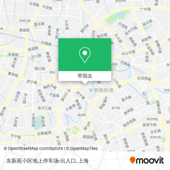 东新苑小区地上停车场-出入口地图