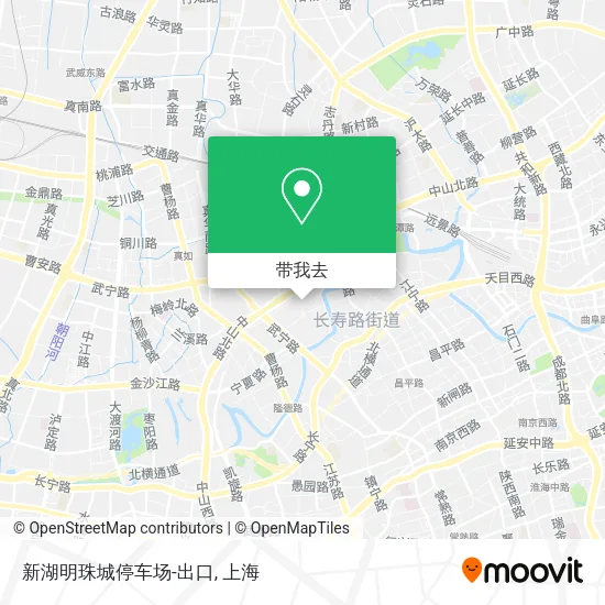 新湖明珠城停车场-出口地图