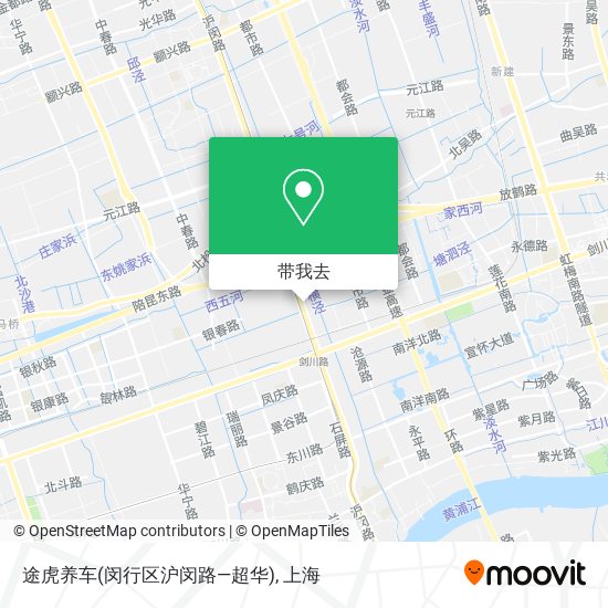 途虎养车(闵行区沪闵路—超华)地图