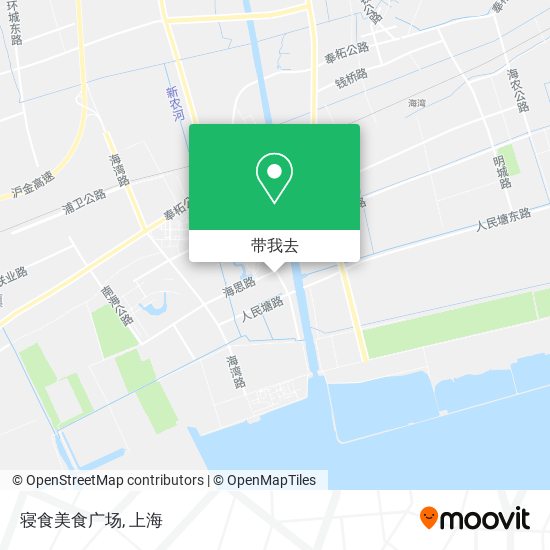 寝食美食广场地图