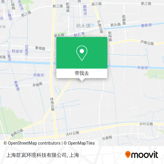 上海苣岚环境科技有限公司地图