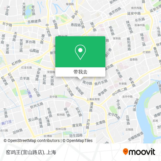 窑鸡王(宜山路店)地图
